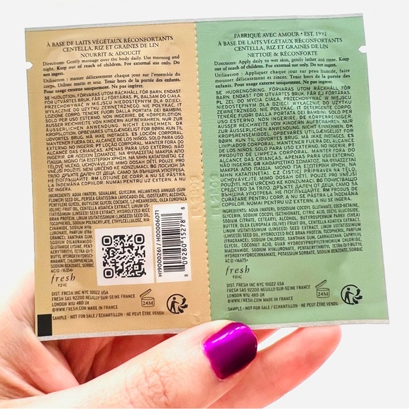 5 for 25⚡️Fresh Milk Body Cleanser & Lotion Travel set 8ml - Picture 2 of 2